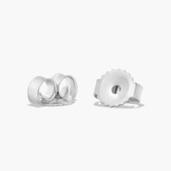 0.25 CTW Round Lab-Grown Diamond Stud Earrings in 14K Gold Over Sterling Silver (F Color, VS Clarity)