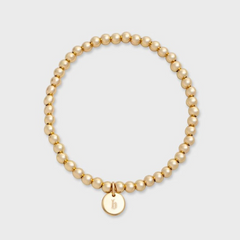 Juno Old English Initial Bracelet | 14K Gold Filled | Cuffed by Nano