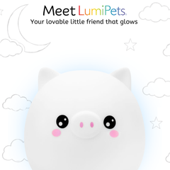 LumiPets® Percy the Pig- Children's Touch Night Light
