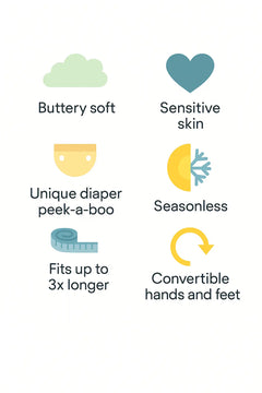 Peek-a-Boo Baby Sleeper Essentials