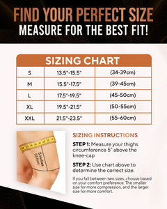 Copper Compression Knee Sleeves (2 Pack)