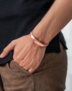 Pure Copper Cuff Bracelet – Unisex