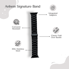 Signature Stainless Steel Apple Watch Band | 8 Colors | Anhem