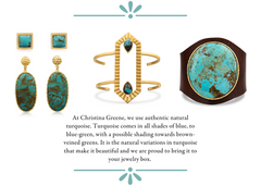 Arizona Kingman Turquoise Statement Necklace | Christina Greene