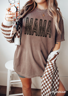 Leopard Mama Tee *12 Colors (S-3X)