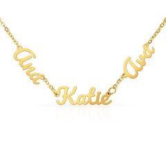 Personalized 2 & 3 Name Necklace | Custom Name Jewelry Gift