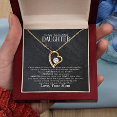 Forever Love Necklace – Sparkling CZ Heart Pendant 14k/18k Gold Gift
