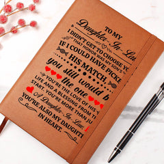 Graphic Leather Journal – Daughter in Law