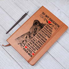Graphic Vegan Leather Journal