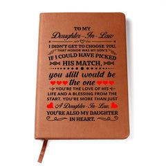 Graphic Leather Journal – Daughter in Law