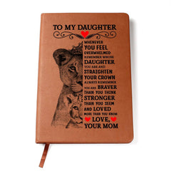 Graphic Vegan Leather Journal