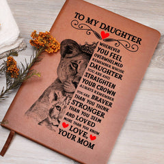 Graphic Vegan Leather Journal