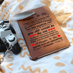 Graphic Leather Journal – Daughter in Law
