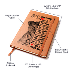 Graphic Vegan Leather Journal