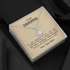 Eternal Hope Necklace – Cushion Cut CZ Pendant 14k White Gold Gift