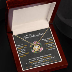 Love Knot Necklace – CZ Unbreakable Bond Pendant 14k/18k Gold Gift