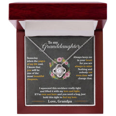 Love Knot Necklace – CZ Unbreakable Bond Pendant 14k/18k Gold Gift