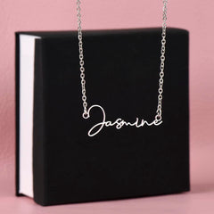 Personalized Name Necklace – Custom Engraved Gift for Her
