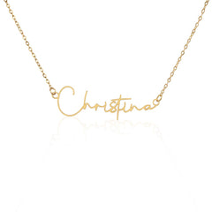 Personalized Name Necklace – Custom Engraved Gift for Her