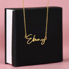 Personalized Name Necklace – Custom Engraved Gift for Her