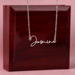 Personalized Name Necklace – Custom Engraved Gift for Her