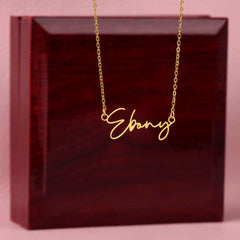 Personalized Name Necklace – Custom Engraved Gift for Her