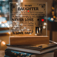 Printed Square Acrylic Plaque – Custom LED Lighted Display