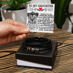 Men's "Love You Forever" Bracelet – Engraved Stainless Steel
