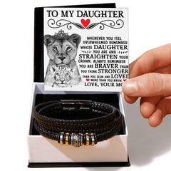 Men's "Love You Forever" Bracelet – Engraved Stainless Steel