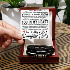 Men's "Love You Forever" Bracelet – Engraved Stainless Steel & Vegan (Stepdad)