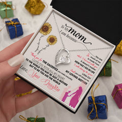 Forever Love Necklace – Sparkling CZ Heart Pendant 14k/18k Gold Gift