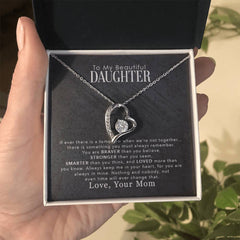 Forever Love Necklace – Sparkling CZ Heart Pendant 14k/18k Gold Gift