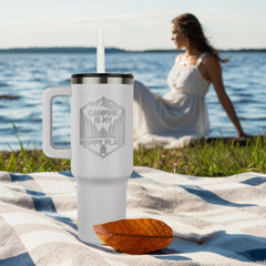 Laser Engraved Pinnacle 40oz Tumbler – 24hr Cold, 9hr Hot Insulated Stainless Steel