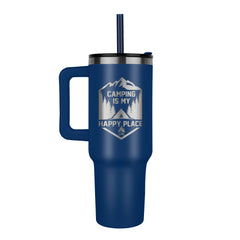 Laser Engraved Pinnacle 40oz Tumbler – 24hr Cold, 9hr Hot Insulated Stainless Steel