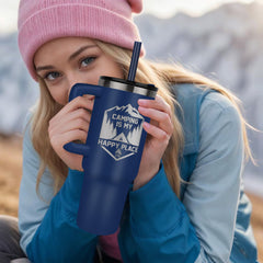 Laser Engraved Pinnacle 40oz Tumbler – 24hr Cold, 9hr Hot Insulated Stainless Steel