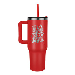 Laser Engraved Pinnacle 40oz Tumbler – 24hr Cold Stainless Steel Insulated Water Bottle