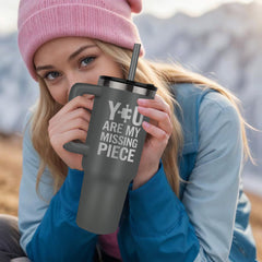 Laser Engraved Pinnacle 40oz Tumbler – 24hr Cold Stainless Steel Insulated Water Bottle