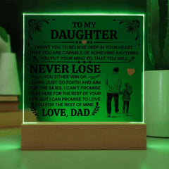 Printed Square Acrylic Plaque – Custom LED Lighted Display