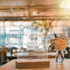 Printed Square Acrylic Plaque – Custom LED Lighted Display