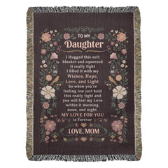 Heirloom Artwork Woven Blanket – Custom 100% Cotton Woven Photo Gift