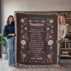 Heirloom Artwork Woven Blanket – Custom 100% Cotton Woven Photo Gift