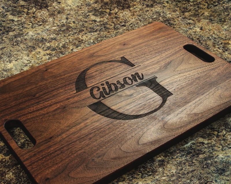 Personalized Cutting Board Wedding Gift, Monogrammed Cutting Board 18