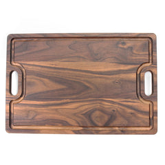 Personalized Cutting Board Wedding Gift, Monogrammed Cutting Board 18" x 12" With Juice Groove and Handles, Christmas, USA Made