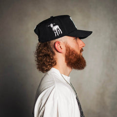 ‘7’ Premium SnapBack - Black/White