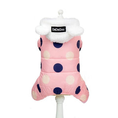 Big Polka Dot Snowsuit Jumpsuit