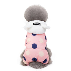 Big Polka Dot Snowsuit Jumpsuit