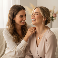 Unbiological Sister Necklace Gift Moment